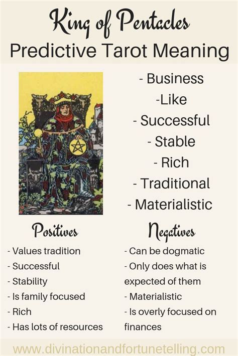King of Pentacles Meaning .